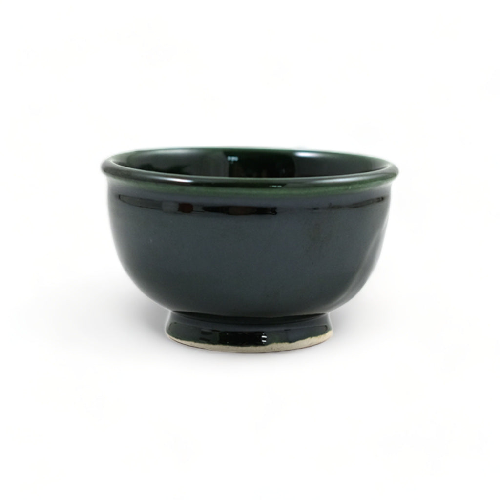Small Colorful Glazed Bowls perfect for appetizers and snacks, available in six vibrant colors. DARK GREEN