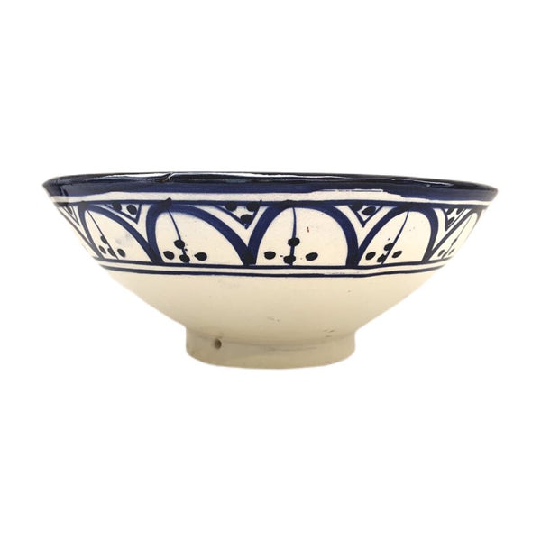 Ceramic Bowl, Blue & White