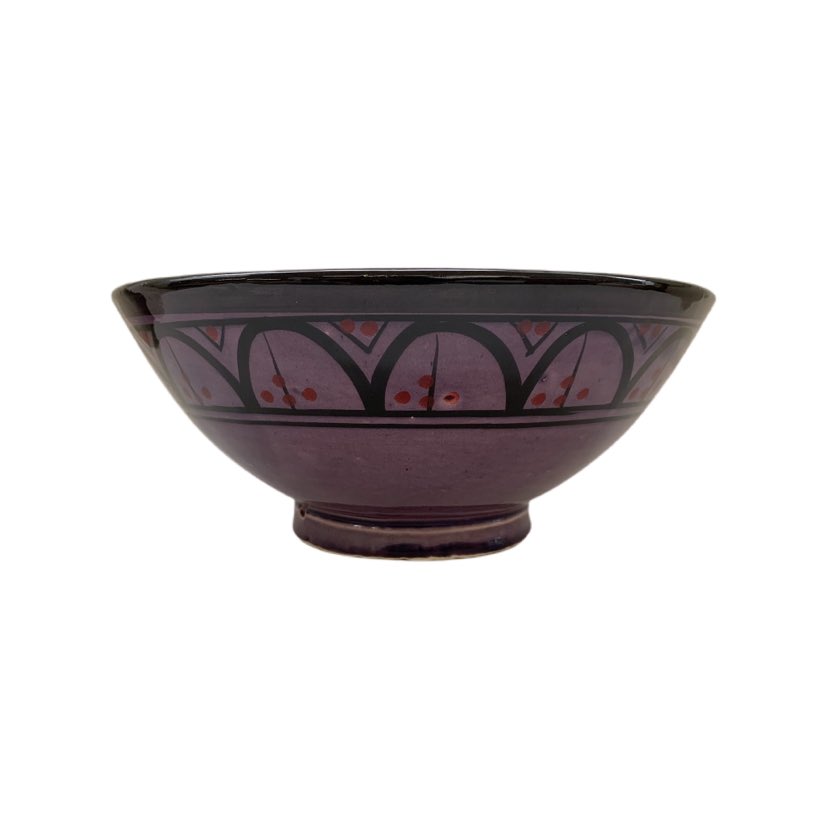 Ceramic Bowl, Purple
