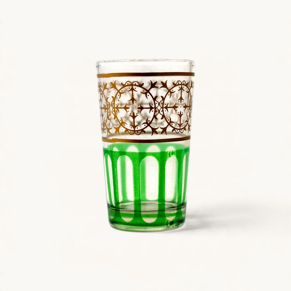 TUYYA Moorich Moroccan tea glass with traditional pattern, 4 oz