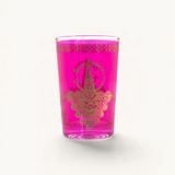 TUYYA Fibule Moroccan tea glass with traditional pattern, 6 oz