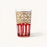 TUYYA Moorich Moroccan tea glass with traditional pattern, 4 oz