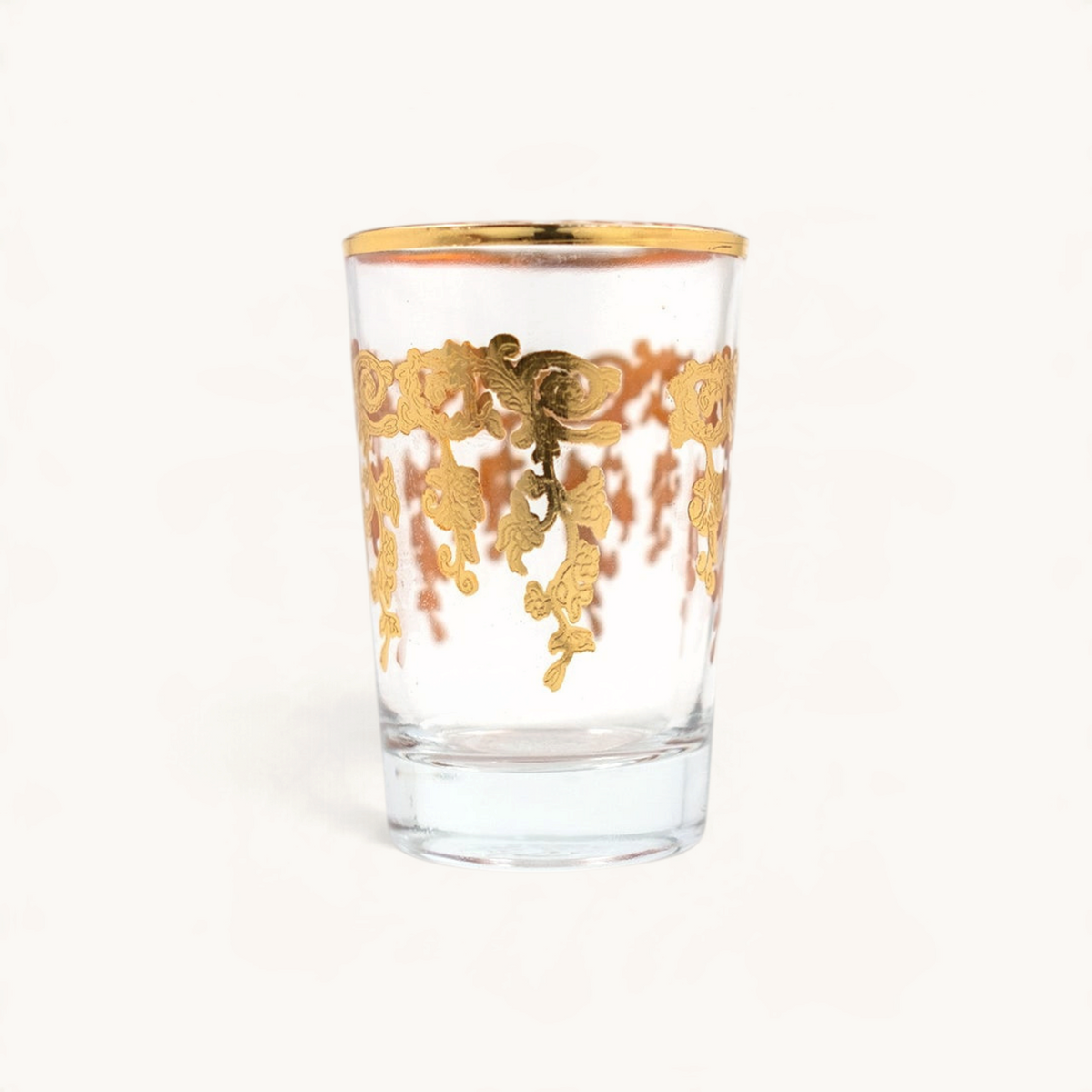 TUYYA Roma Grappa gold Moroccan tea glass