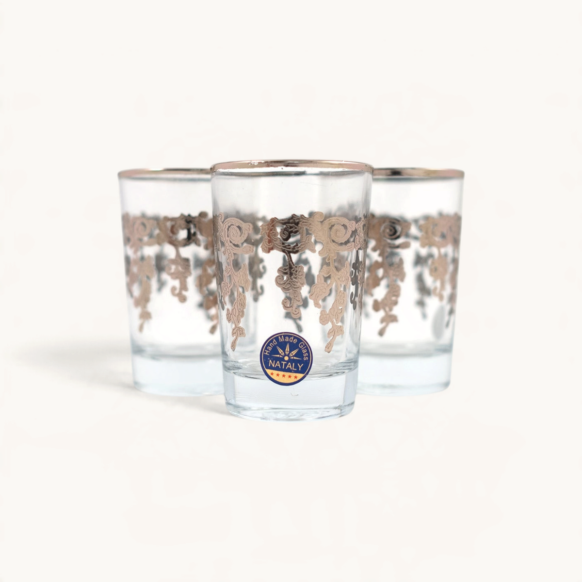 TUYYA Roma Grappa silver Moroccan tea glass