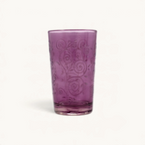 TUYYA Cadencia colored Moroccan tea glass, 4 oz