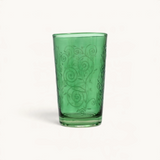 TUYYA Cadencia colored Moroccan tea glass, 4 oz
