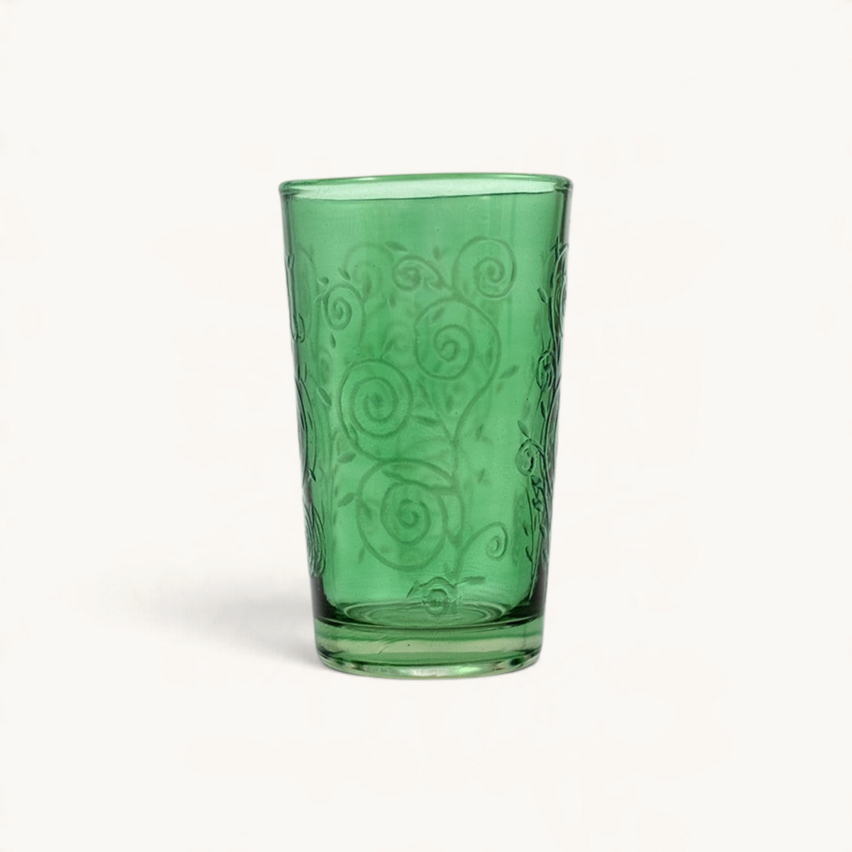 TUYYA Cadencia colored Moroccan tea glass, 4 oz