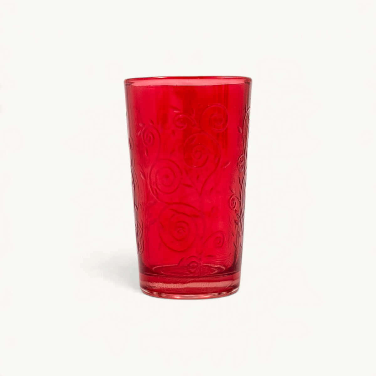 TUYYA Cadencia colored Moroccan tea glass, 4 oz