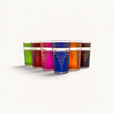 TUYYA handcrafted Andalousia Moroccan tea glass set, 4 oz