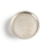 Moroccan tray supreme silverplated a