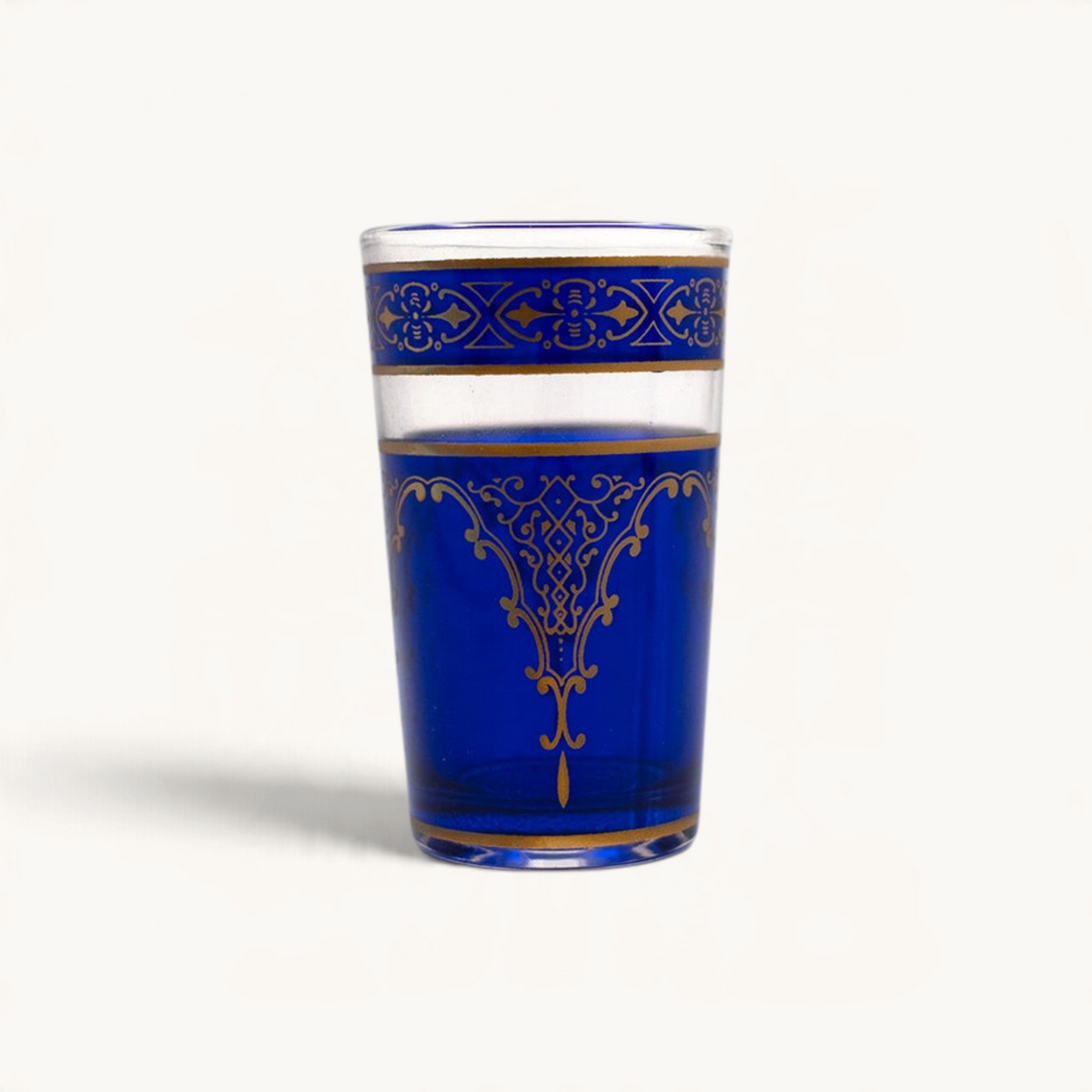 TUYYA handcrafted Andalousia Moroccan tea glass set, 4 oz