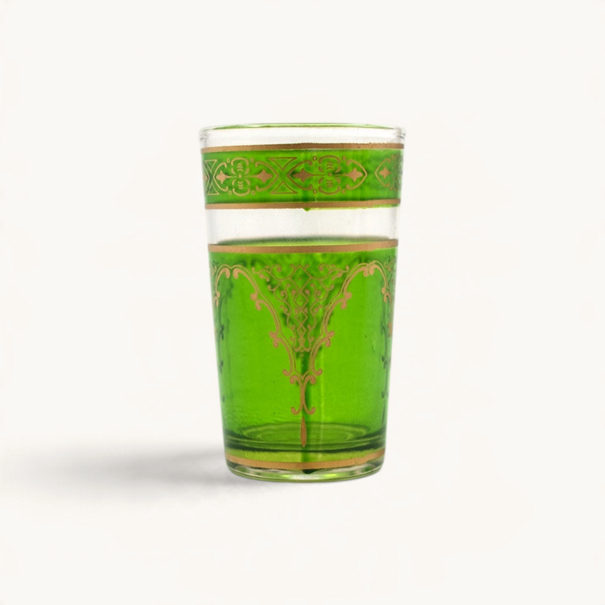 TUYYA handcrafted Andalousia Moroccan tea glass set, 4 oz