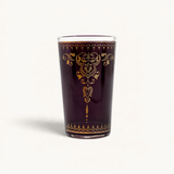TUYYA Marjana Moroccan tea glass with traditional pattern, 4 oz