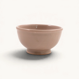 Small Colorful Glazed Bowls perfect for appetizers and snacks, available in six vibrant colors. PINK