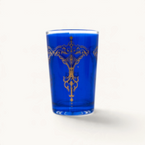 TUYYA Kandil Moroccan tea glass with traditional pattern, 6 oz