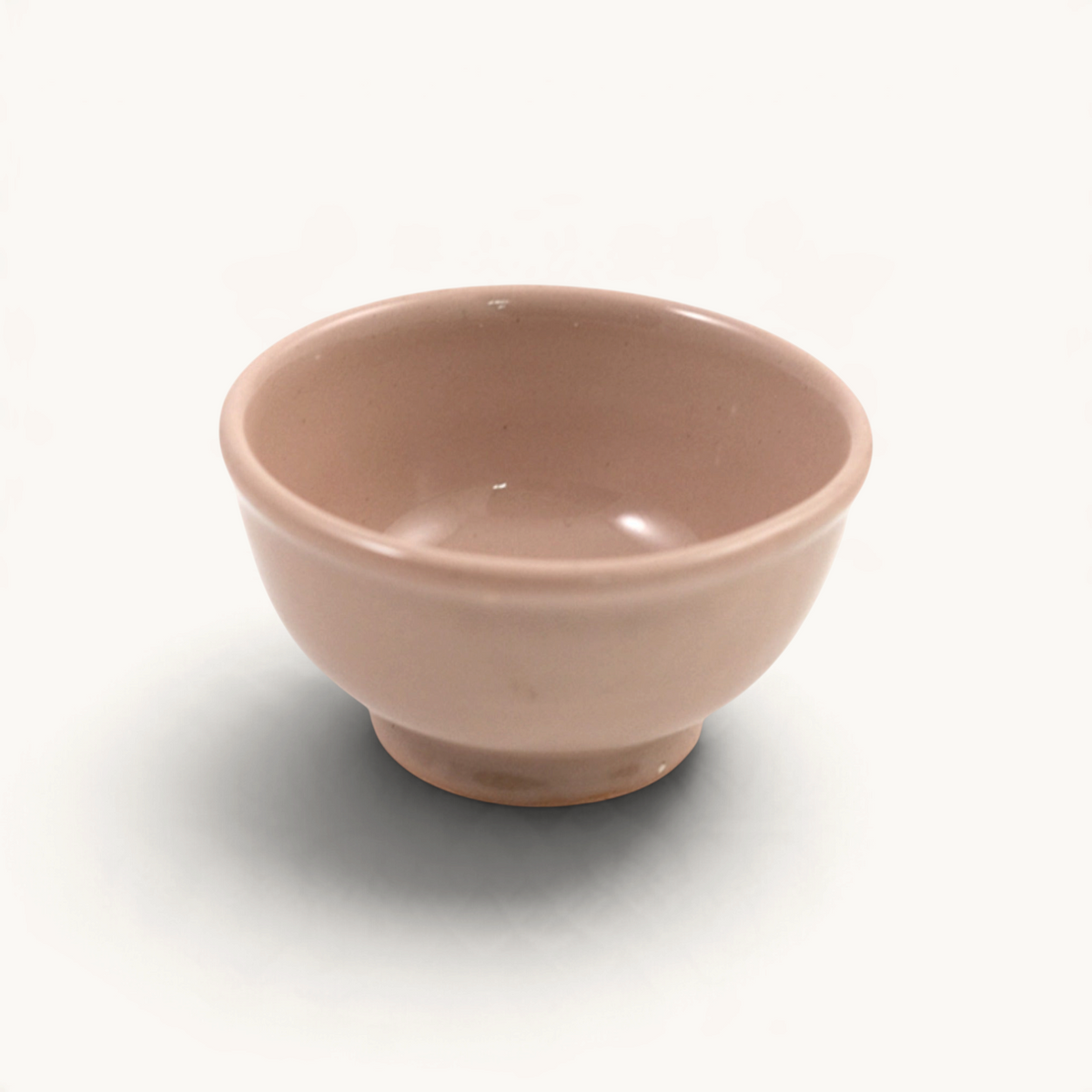 Small Colorful Glazed Bowls perfect for appetizers and snacks, available in six vibrant colors. PINK