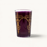 TUYYA Kandil Moroccan tea glass with traditional pattern, 6 oz