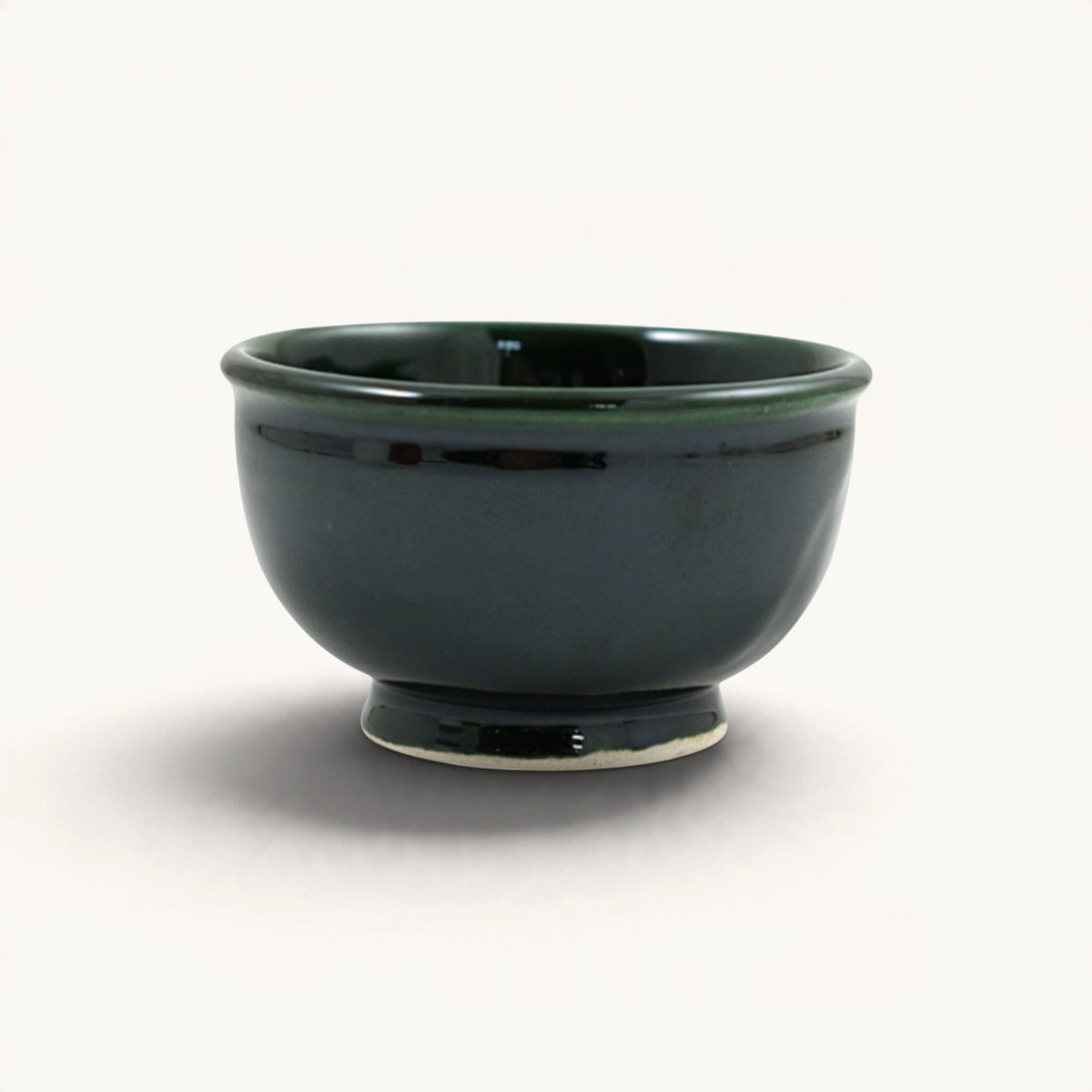 Small Colorful Glazed Bowls perfect for appetizers and snacks, available in six vibrant colors. DARK GREEN