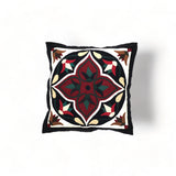 Hand sewn pair of cushion covers/Hand stitched patchwork/ cushion cover/ Colourful Embroidered pillow case/ Egyptian khayamiya