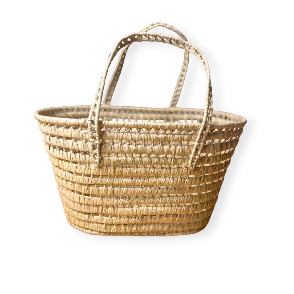 Leila - Minimalist Moroccan Wicker Basket
