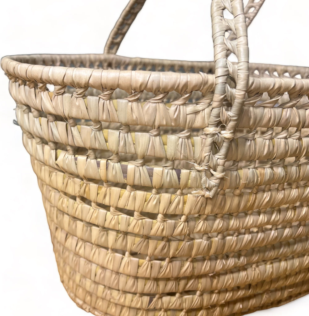 Leila - Minimalist Moroccan Wicker Basket