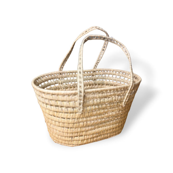 Leila - Minimalist Moroccan Wicker Basket