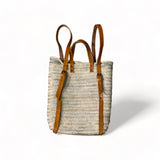 Nesrine - Moroccan Wicker Tote Bag and Backpack