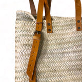 Nesrine - Moroccan Wicker Tote Bag and Backpack