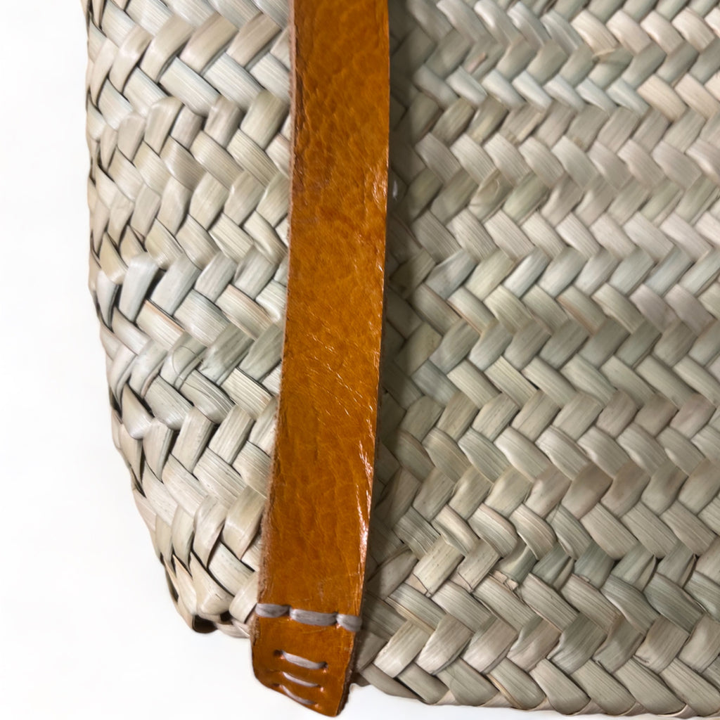 Nesrine - Moroccan Wicker Tote Bag and Backpack