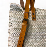 Nesrine - Moroccan Wicker Tote Bag and Backpack