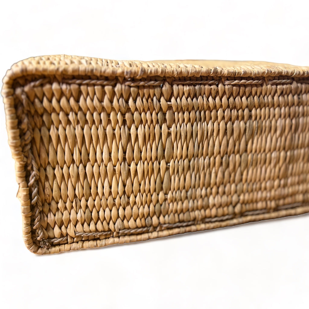 Yasmine - Structured Moroccan Wicker Basket in 3 Sizes