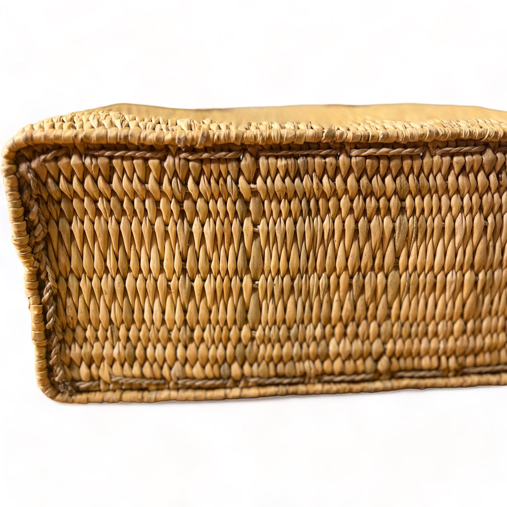 Yasmine - Structured Moroccan Wicker Basket in 3 Sizes