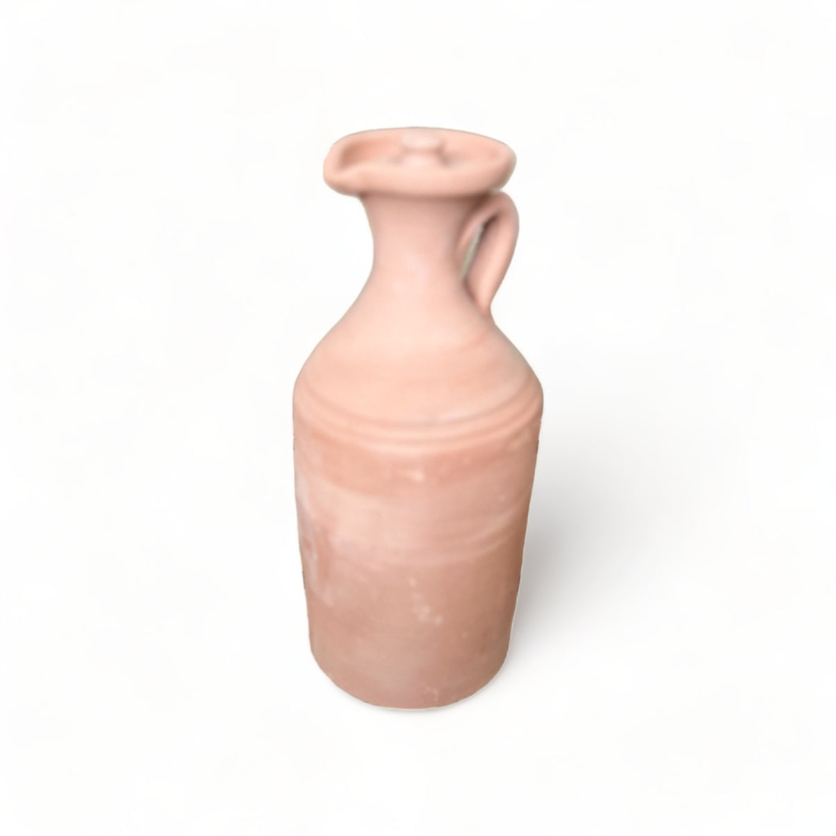 Berrada straight Moroccan terracotta water jar, large size, handmade clay pitcher