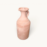 Berrada straight Moroccan terracotta water jar, large size, handmade clay pitcher