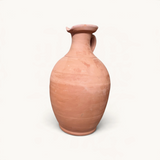 Berrada rounded Moroccan terracotta water jar, medium size, traditional pichet