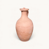 Berrada rounded Moroccan terracotta water jar, large size, traditional pichet