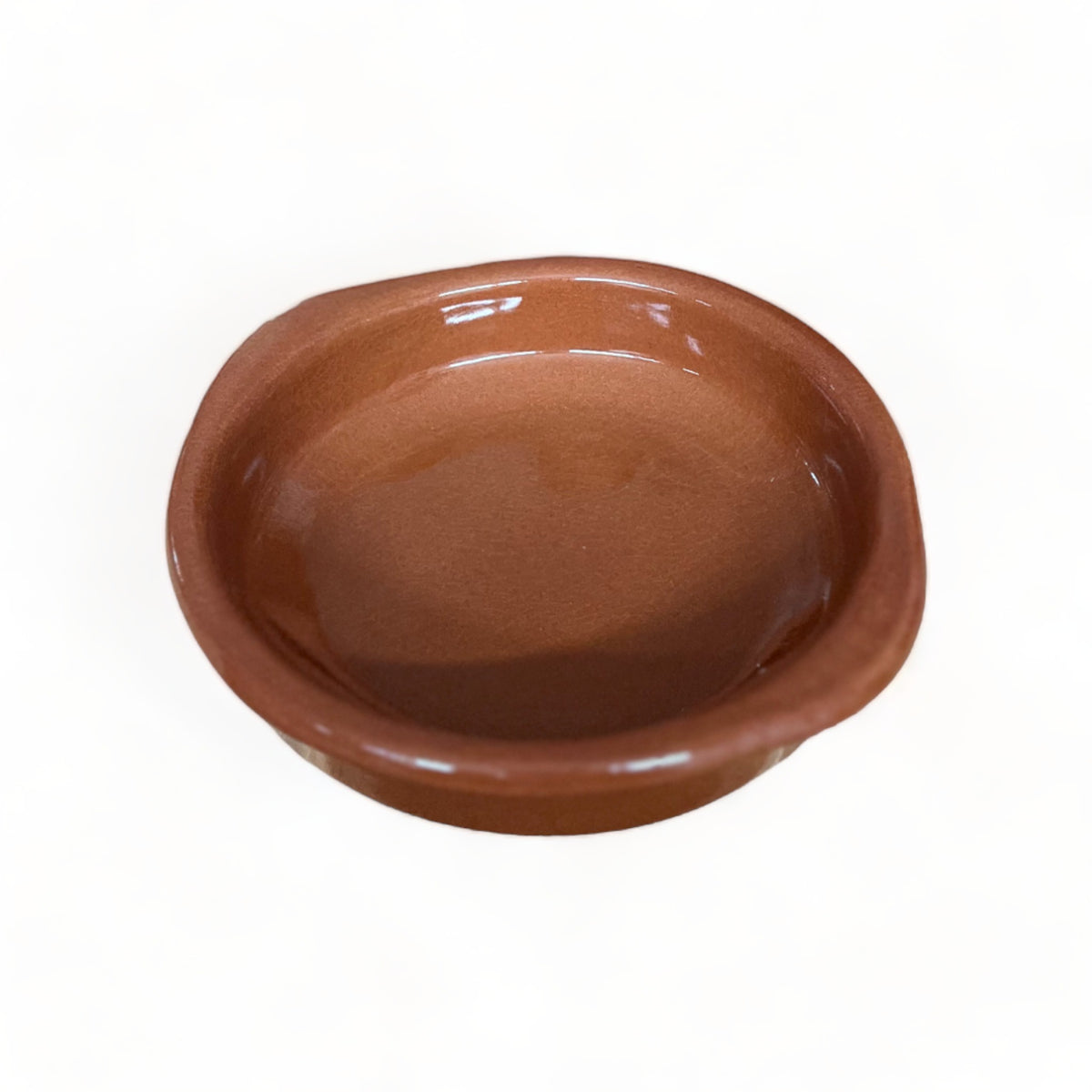 Glazed Moroccan Handcrafted Clay Tapas Pan