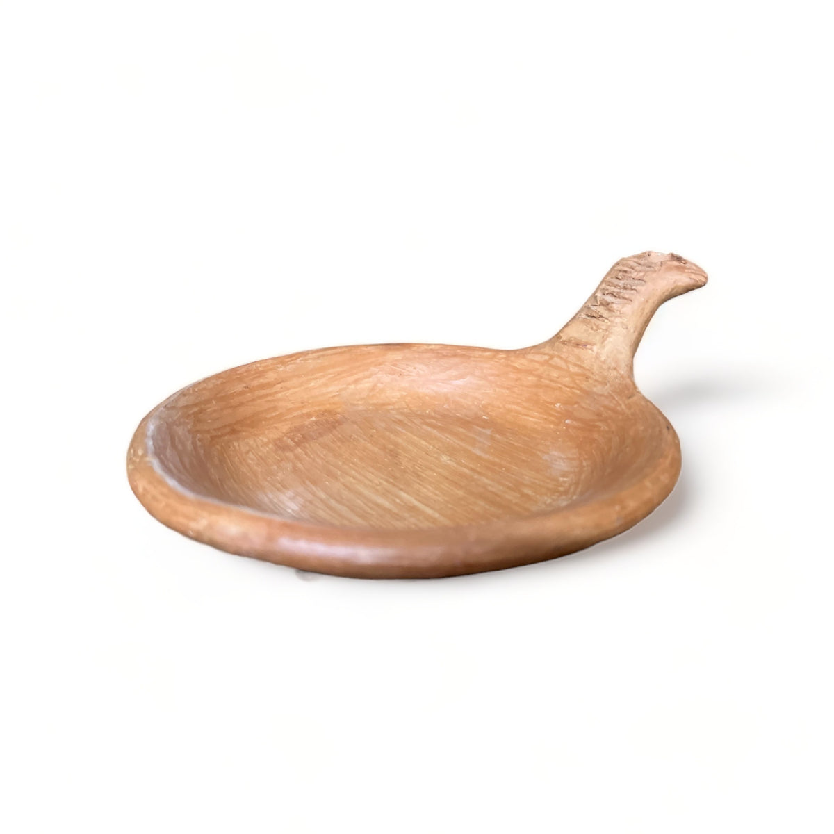 Traditional Moroccan Handcrafted Oued Laou Unglazed Clay Cooking Pan
