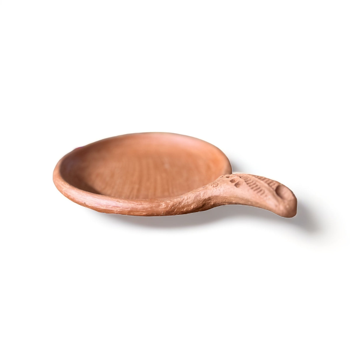 Traditional Moroccan Handcrafted Oued Laou Unglazed Clay Cooking Pan