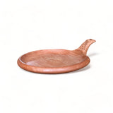 Traditional Moroccan Handcrafted Oued Laou Unglazed Clay Cooking Pan