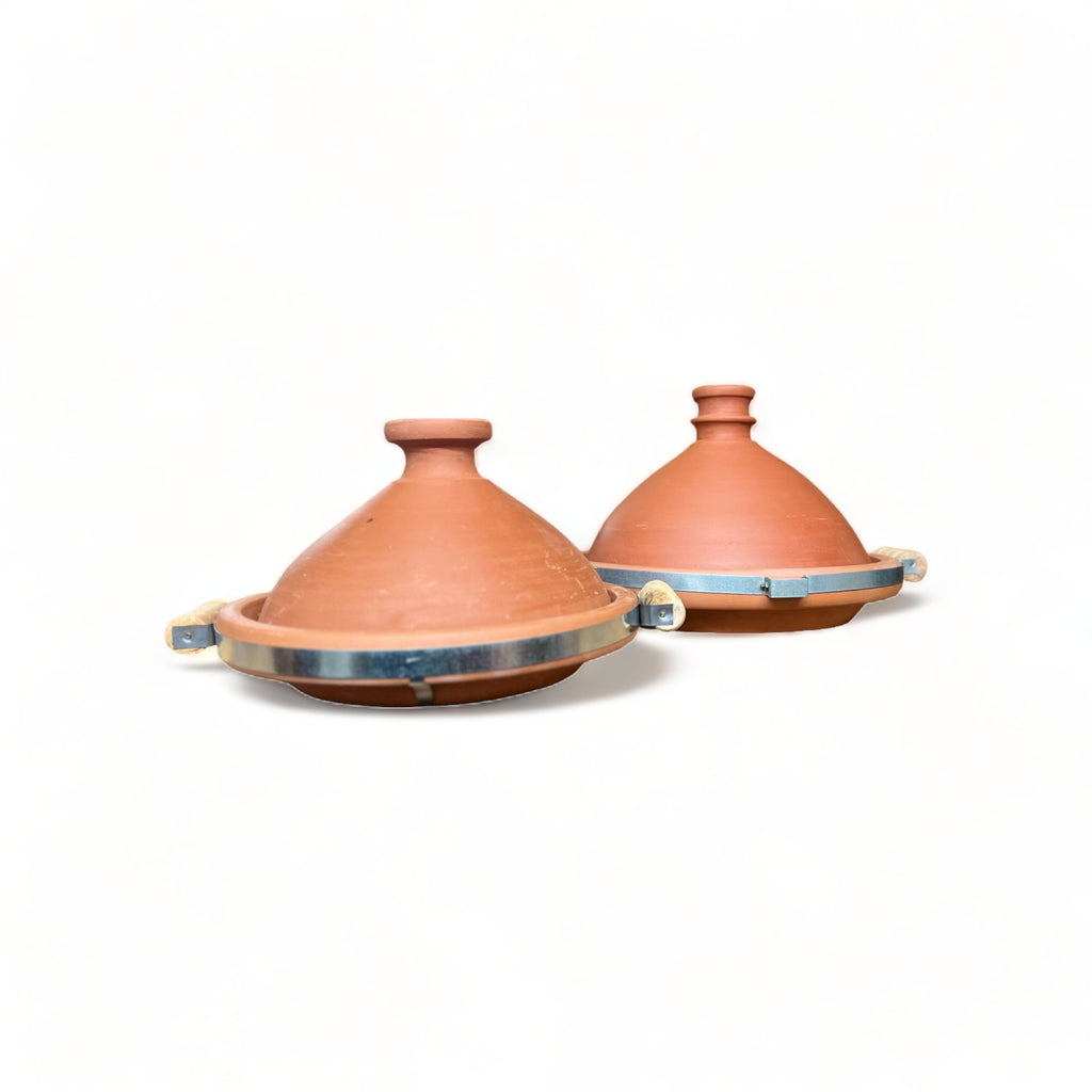unglazed-natural-moroccan-tagine-wood-handle-removable-metal-plate - 8