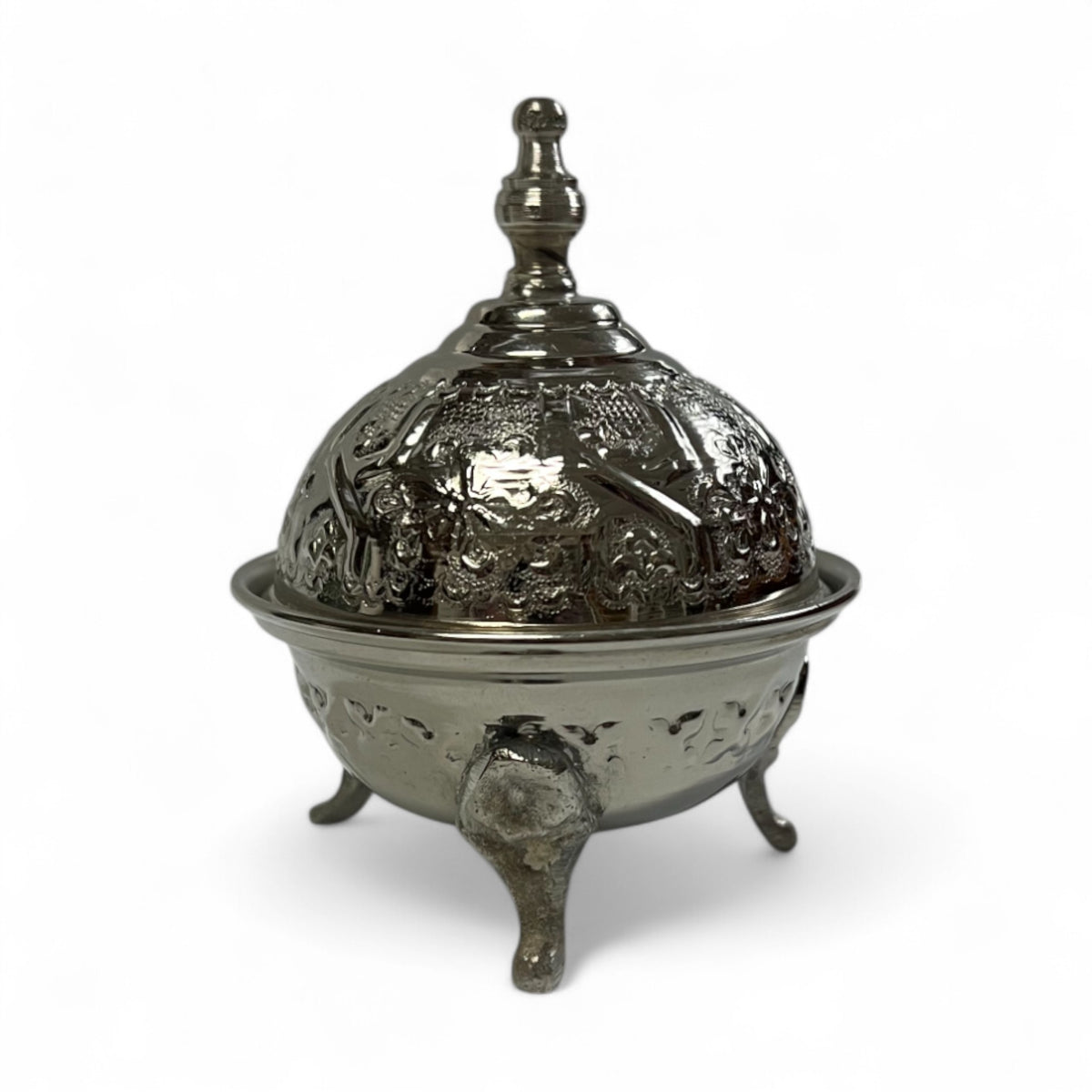 Moroccan Silver Sugar Bowl