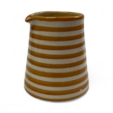 Striped Milk Pitcher