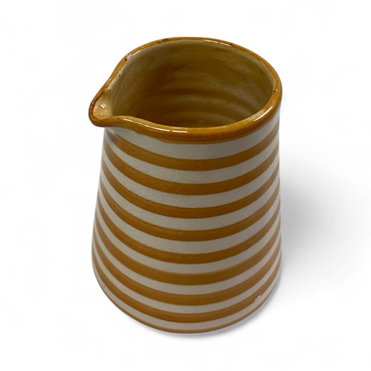 Striped Milk Pitcher