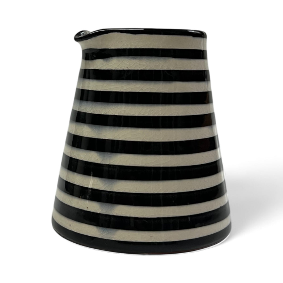 Striped Milk Pitcher