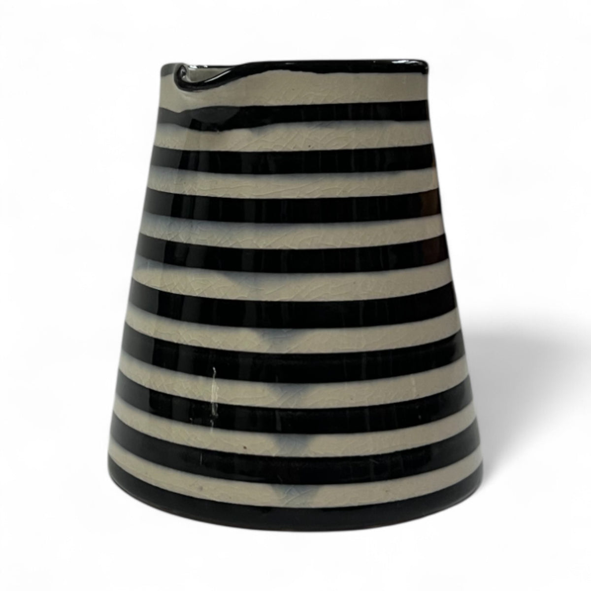 Striped Milk Pitcher