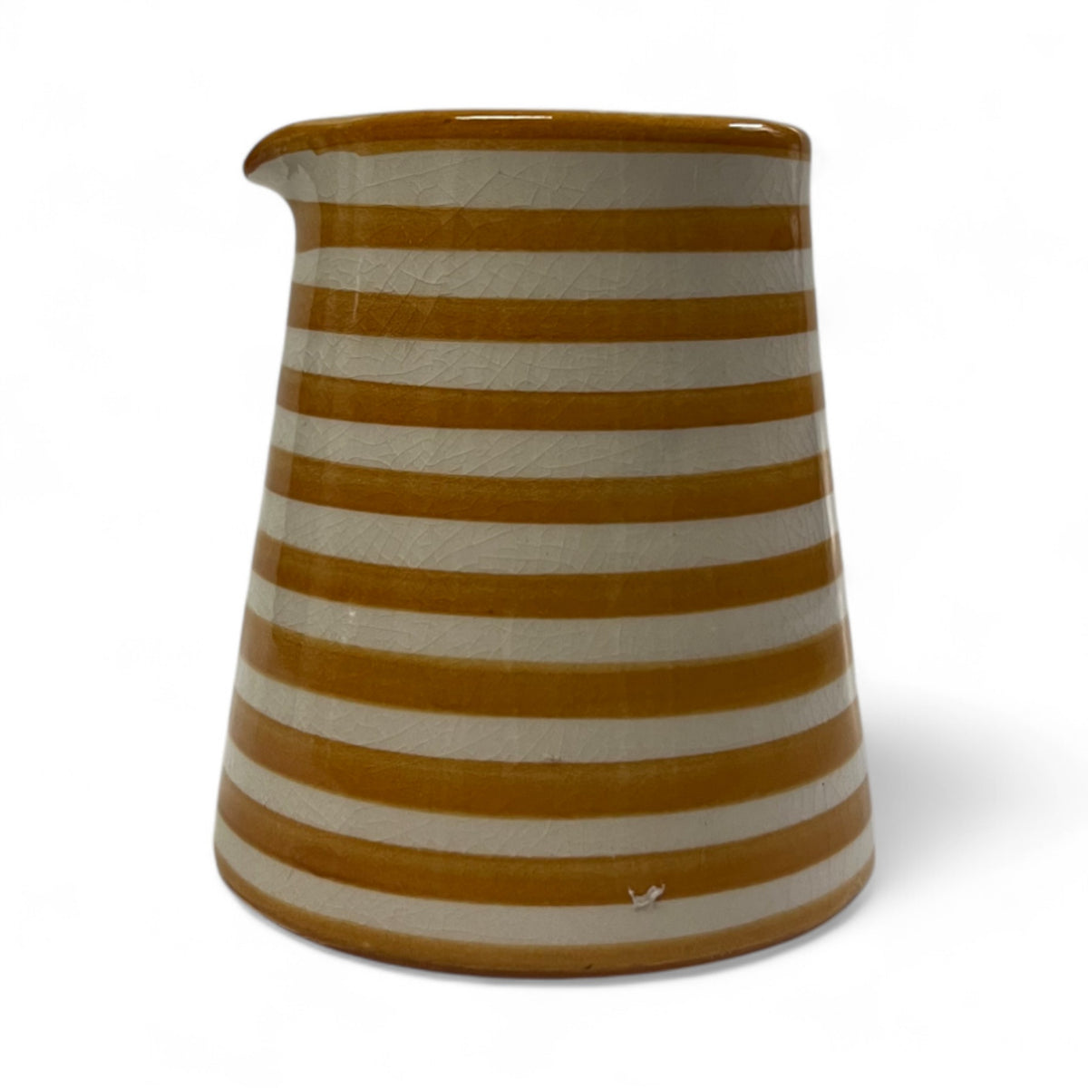Striped Milk Pitcher