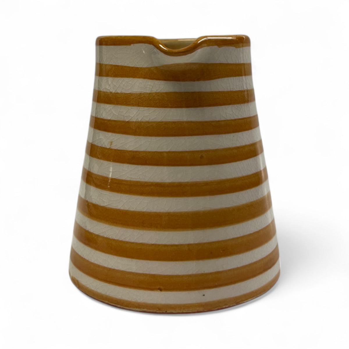 Striped Milk Pitcher