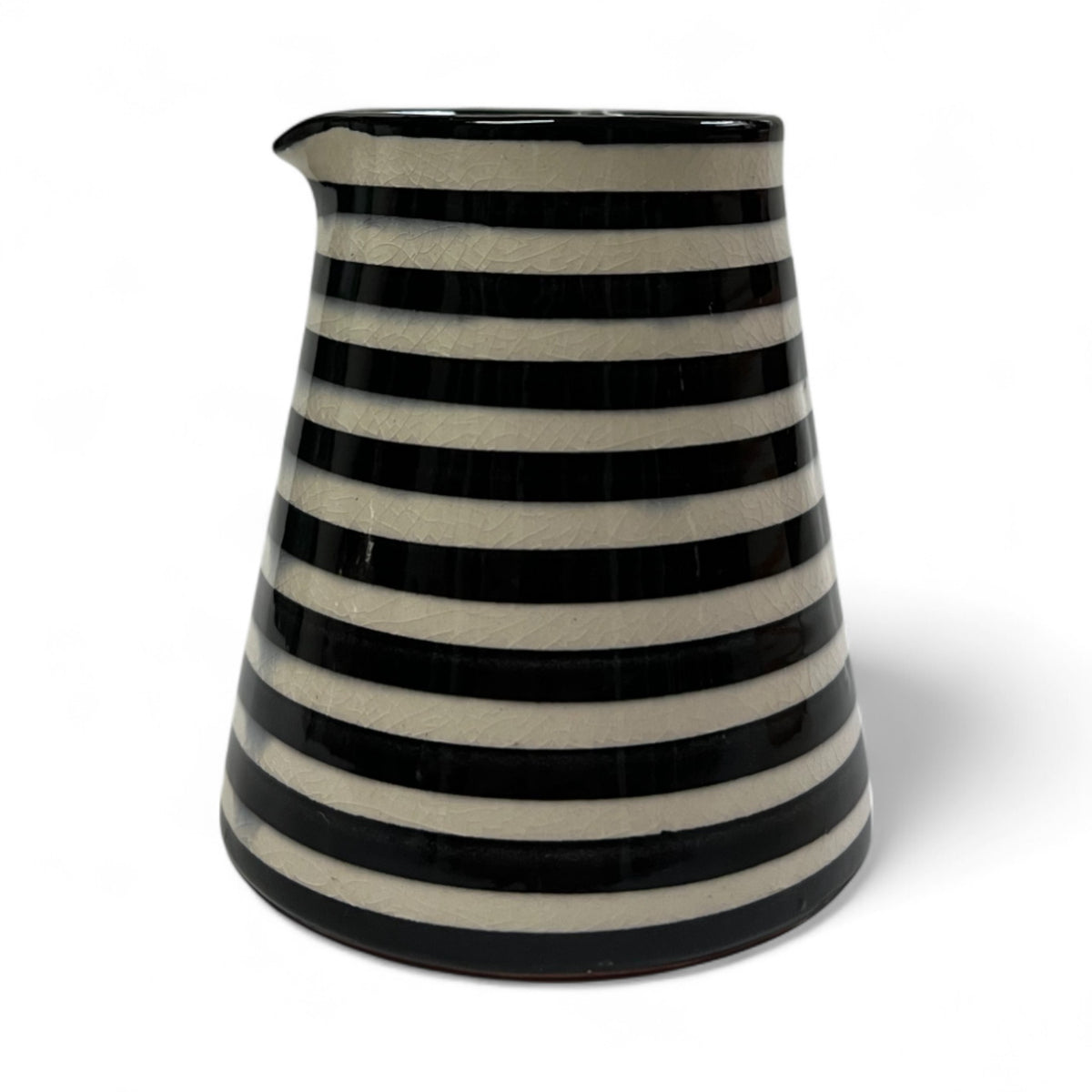 Striped Milk Pitcher