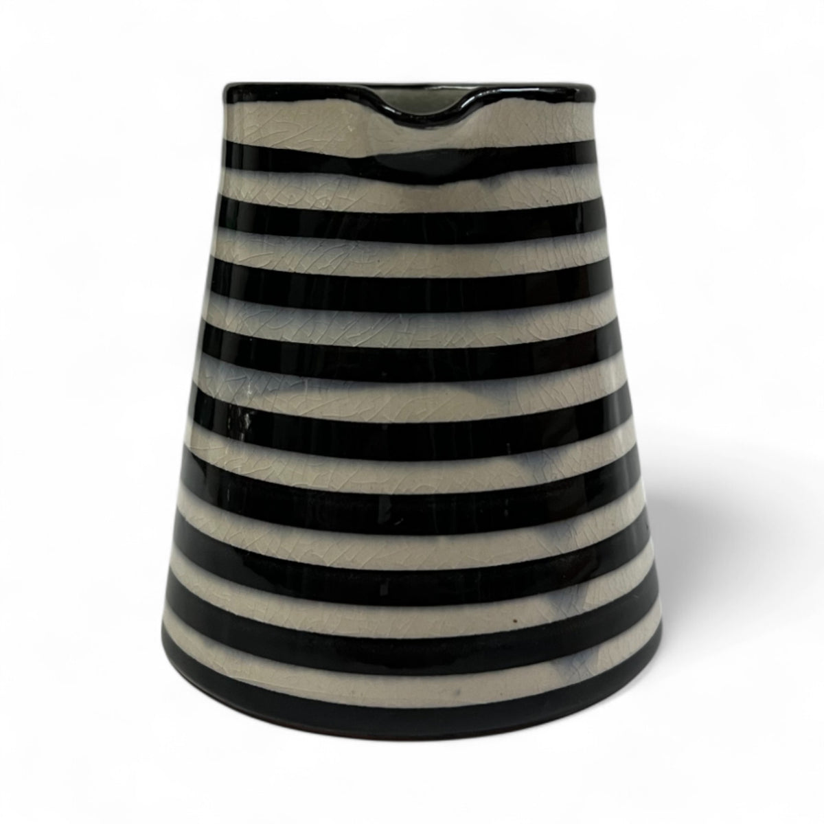 Striped Milk Pitcher